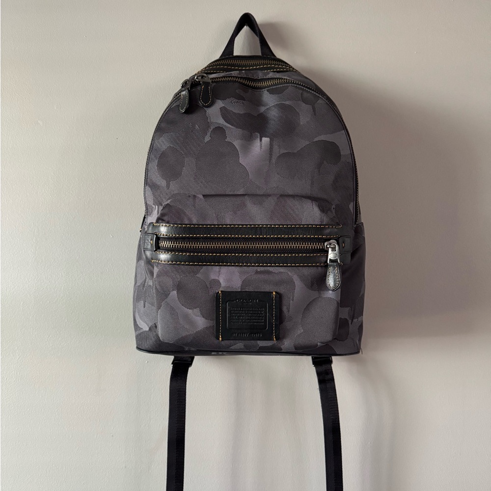 Coach Academy backpack, Camo print.
